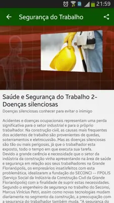 Segurança do Trabalho android App screenshot 0