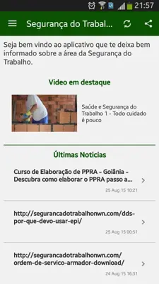 Segurança do Trabalho android App screenshot 7